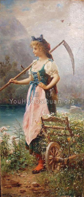 Hans Zatzka painting - 汉斯·萨茨卡